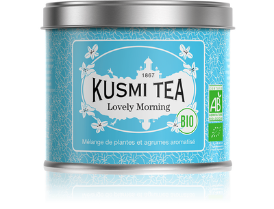 KUSMI TEA - LOVELY MORNING Bio Thé vert (boite 100g)