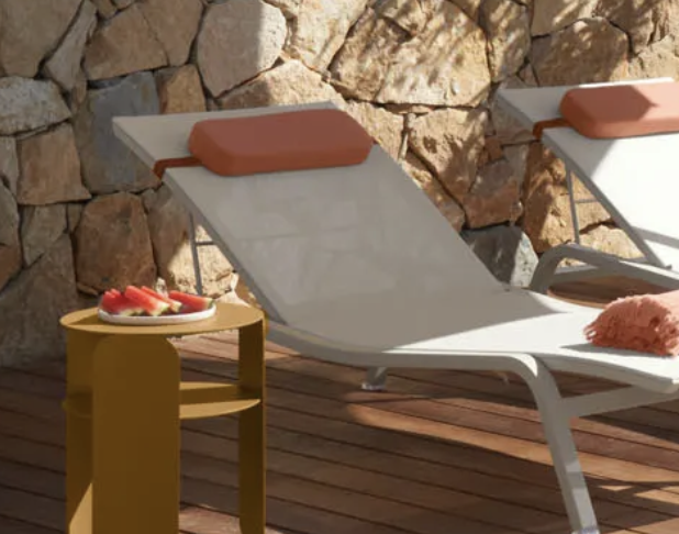FERMOB - Appuie-tête 44 x 15 cm COLOR MIX pour Bain de soleil (2024)