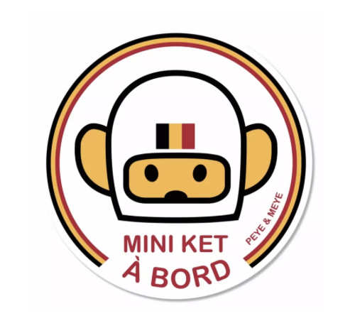 MP DESIGN - Autocollant "Mini Ket à bord"