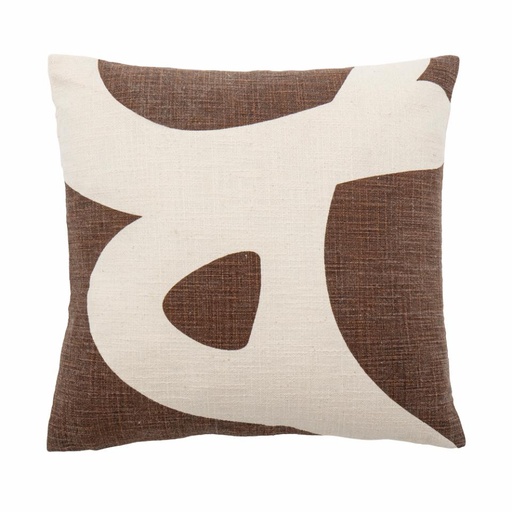 BLOOMINGVILLE - Ebrar Coussin, Brun, Coton