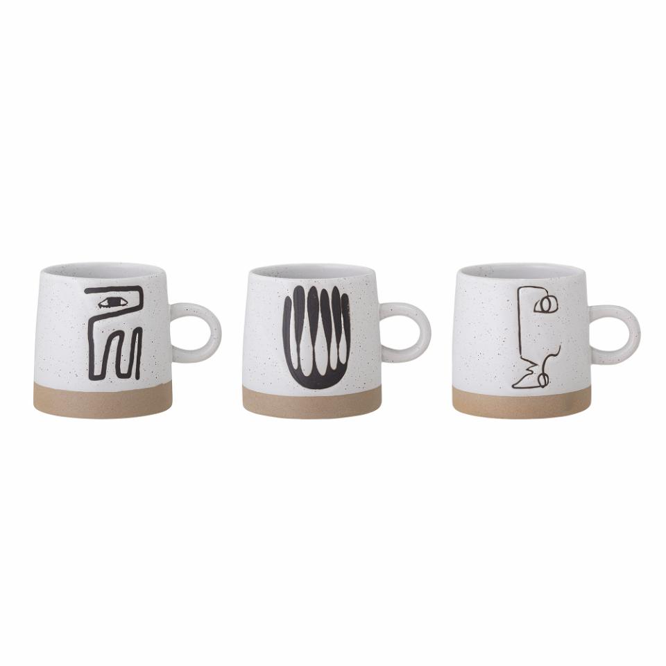 BLOOMINGVILLE - Eliana Mug, Gris, Grès