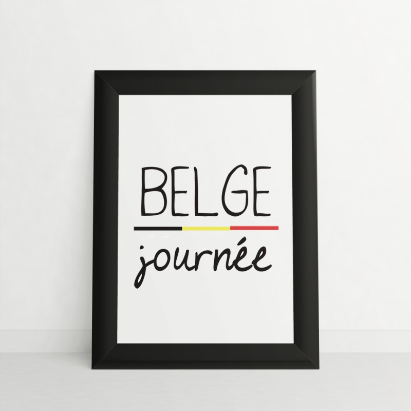 BELGE UNE FOIS - Cadre Belge journée 21x30 cm