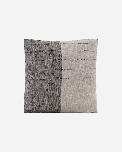 HOUSE DOCTOR - Coussin Cushion Dived Black/Off-white