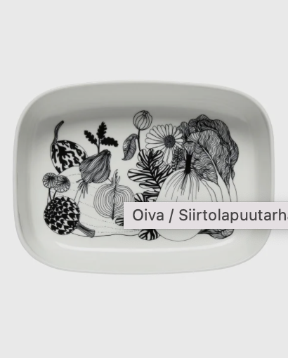 MARIMEKKO - Plat 32cm SIIRTOLAPUUTARHA OIVA (copie)