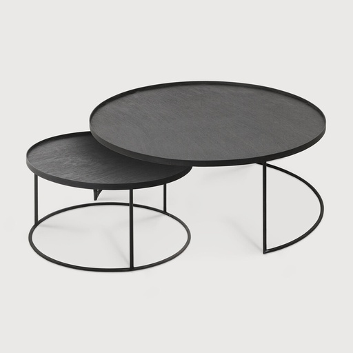 ETHNICRAFT - Structure de Tables Basses à Plateaux L-XL