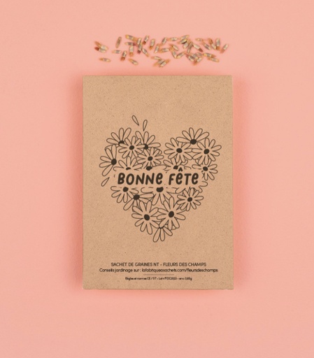 LA FABRIQUE A SACHETS - Sachet de graines illustré