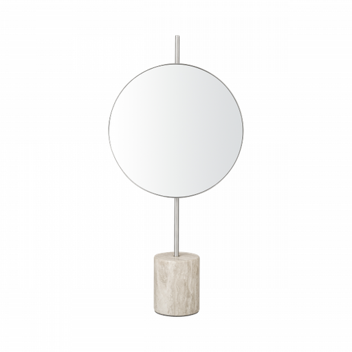 [66337] BLOMUS - LAMURA Miroir sur pied en marbre Beige