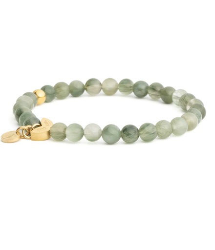 DIDYMA - Bracelet NEA green (MOSS AGATE)