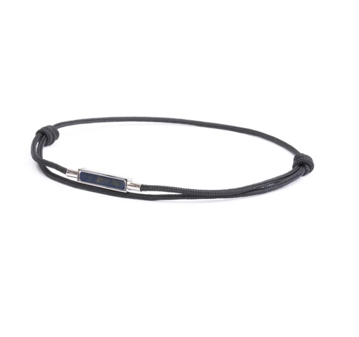 GEMINI - Bracelet TALIS Black silver