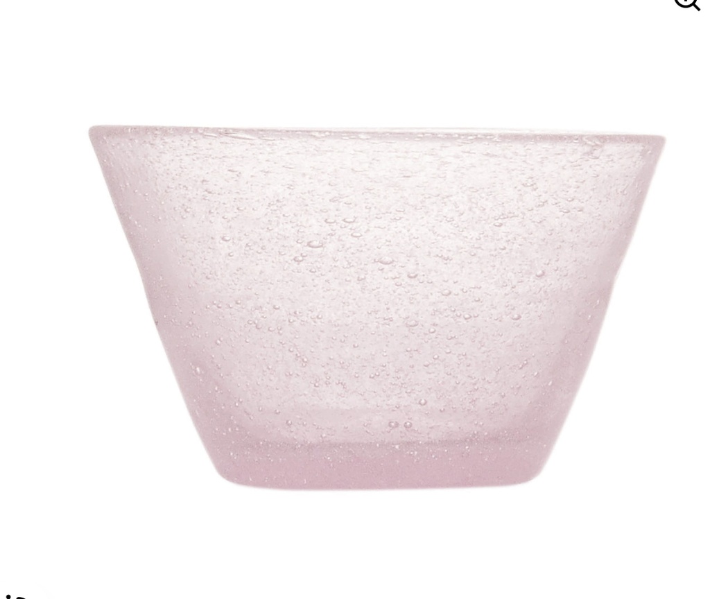 MEMENTO - SMALL BOWL Verre soufflé Pink
