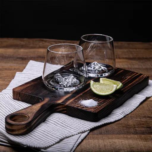 ALASKAN MAKER - Set de 2 verres TOPOGRAPHIC : Grand Canyon & Matterhorn