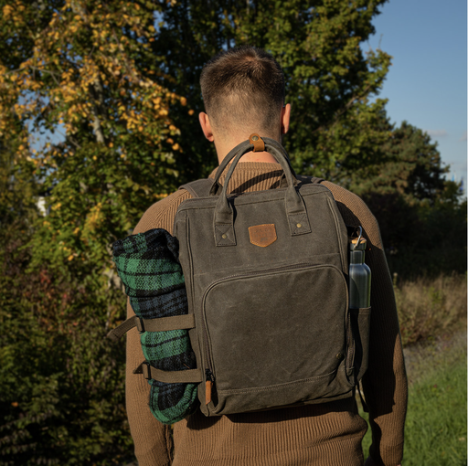 ALASKAN MAKER - Sac a dos isotherme HIKER Brown/Kaki