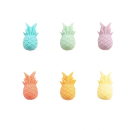 DOTZ - Set de 6 marques-verres ANANAS