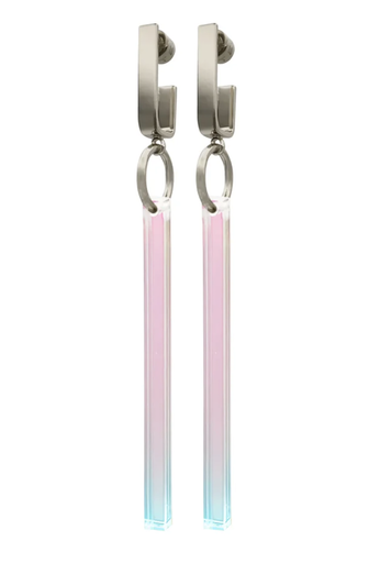 Tellmee - Boucle d'Oreille Line L Irisé (Différents coloris)