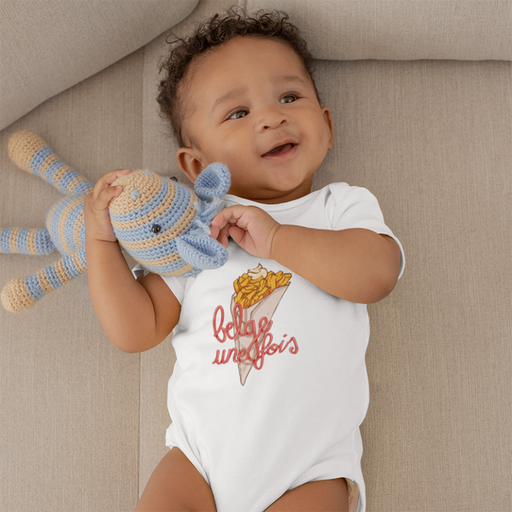 BELGE UNE FOIS - Body Bébé BELGE UNE FOIS CORNET DE FRITES