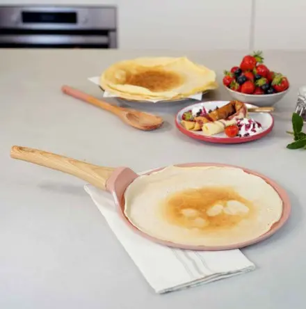 COOKUT - L'incroyable POELE PLANCHA CREPIERE 26 cm (poignée non-amovible)