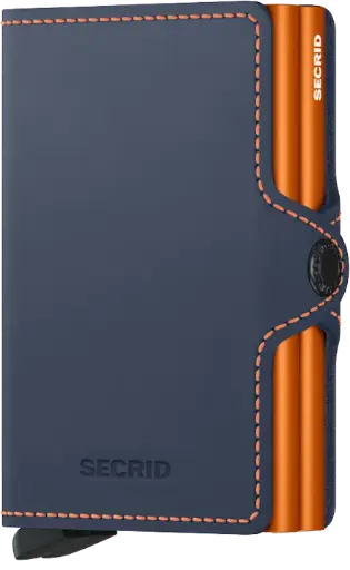 SECRID - TwinWallet MATTE Nigth blue-orange