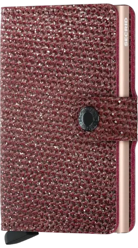 SECRID - MiniWallet Sparkle Red