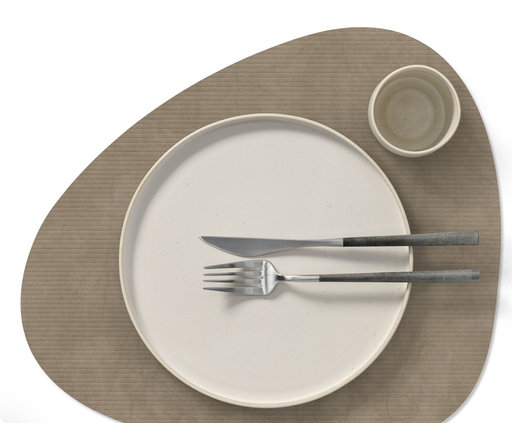 LINDDNA - Set de table Curve L (Corduroy Nomad Grey)