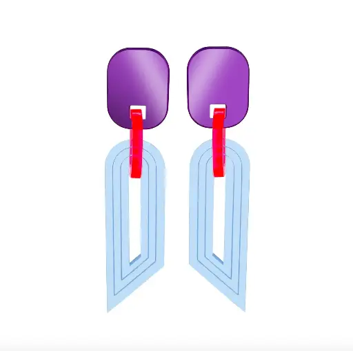 TELLMEE - Boucle d'Oreille CANDLE COLORS XL (Différents coloris)