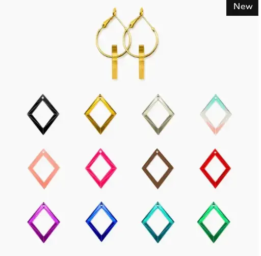 TELLMEE - Accessoire de Boucle d'Oreille TIKA  ASTRA (Différents coloris)