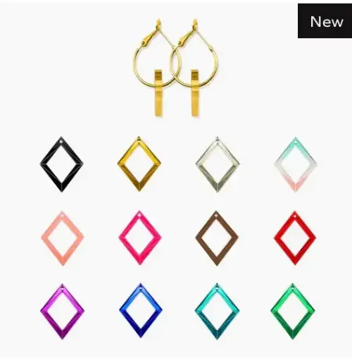 TELLMEE - Accessoire de Boucle d'Oreille TIKA ASTRA (Différents coloris) 