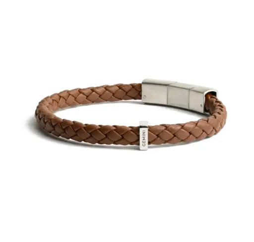 GEMINI - Bracelet UNA light brown 